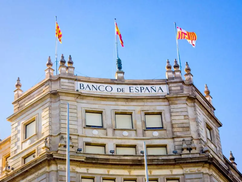 Bank of Spain building in Madrid
